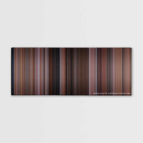 My Big Fat Greek Wedding color palette canvas print: thousands of thin vertical stripes of color