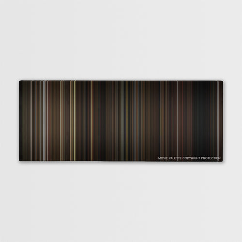 What We Do in the Shadows color palette canvas print: thousands of thin vertical stripes of color