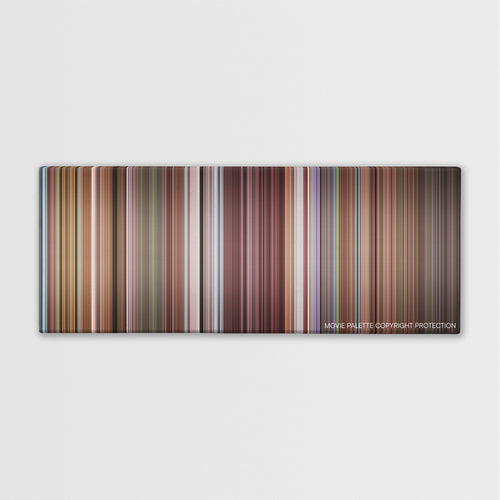 The Room color palette canvas print: thousands of thin vertical stripes of color