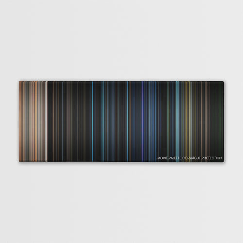 Quarantine color palette canvas print: thousands of thin vertical stripes of color