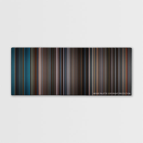 Kingdom of Heaven color palette canvas print: thousands of thin vertical stripes of color