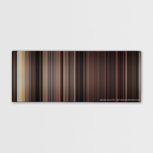 Carrie color palette canvas print: thousands of thin vertical stripes of color
