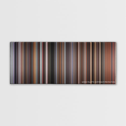The Hurricane color palette canvas print: thousands of thin vertical stripes of color