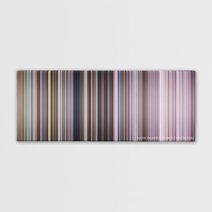 Miracle color palette canvas print: thousands of thin vertical stripes of color