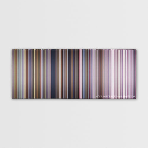 Miracle color palette canvas print: thousands of thin vertical stripes of color