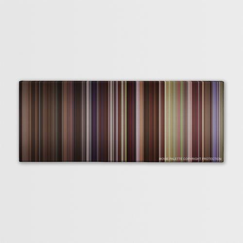 P.S. I Love You color palette canvas print: thousands of thin vertical stripes of color