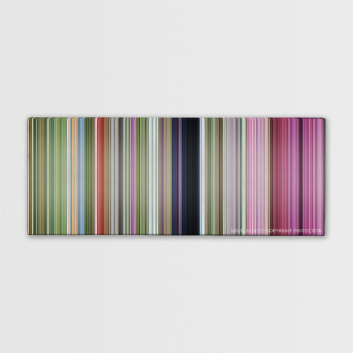 Horton Hears a Who! color palette canvas print: thousands of thin vertical stripes of color