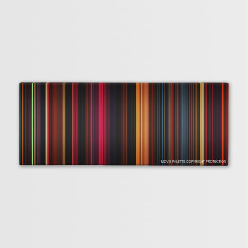 Mandy color palette canvas print: thousands of thin vertical stripes of color