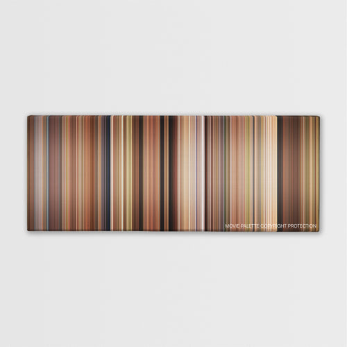 Under the Tuscan Sun color palette canvas print: thousands of thin vertical stripes of color