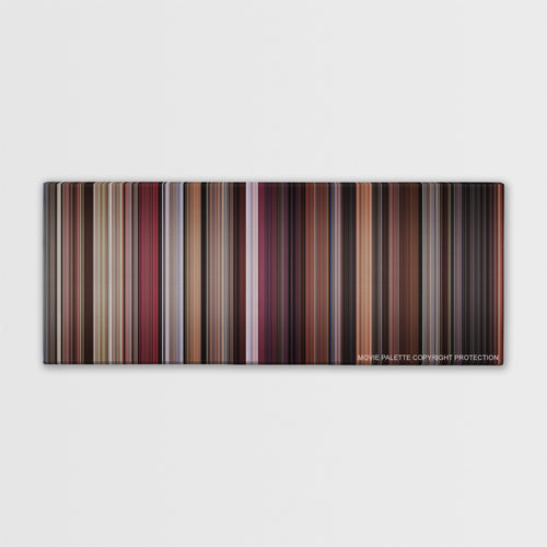 Scarface color palette canvas print: thousands of thin vertical stripes of color