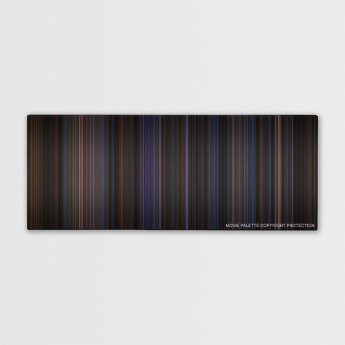 The Negotiator color palette canvas print: thousands of thin vertical stripes of color