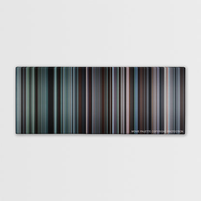 Brokeback Mountain color palette canvas print: thousands of thin vertical stripes of color