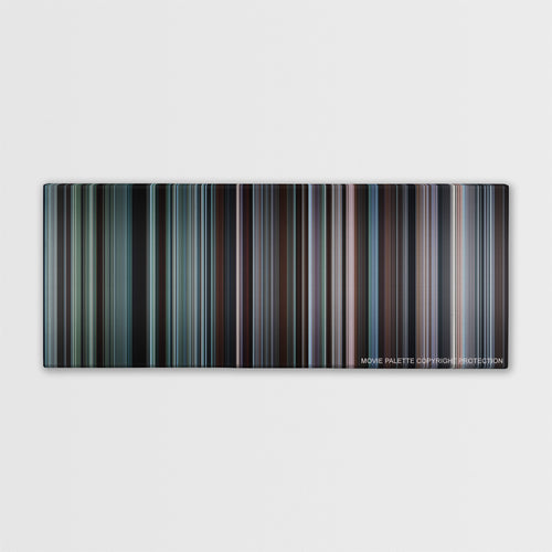 Brokeback Mountain color palette canvas print: thousands of thin vertical stripes of color