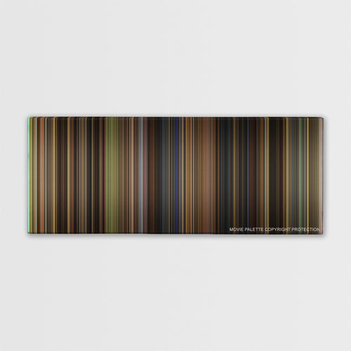 Cinderella color palette canvas print: thousands of thin vertical stripes of color