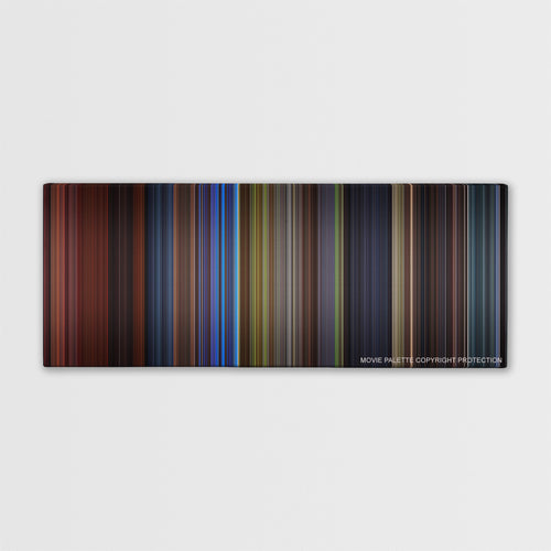 Final Destination 3 color palette canvas print: thousands of thin vertical stripes of color