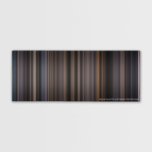 Rocky V color palette canvas print: thousands of thin vertical stripes of color