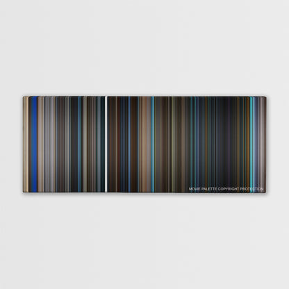 The Mortal Instruments: City of Bones color palette canvas print: thousands of thin vertical stripes of color