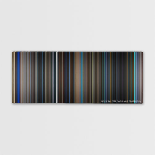 The Mortal Instruments: City of Bones color palette canvas print: thousands of thin vertical stripes of color