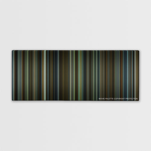Gone Girl color palette canvas print: thousands of thin vertical stripes of color