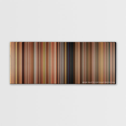 This Is 40 color palette canvas print: thousands of thin vertical stripes of color