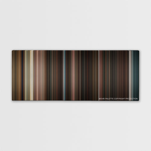 Scream 4 color palette canvas print: thousands of thin vertical stripes of color