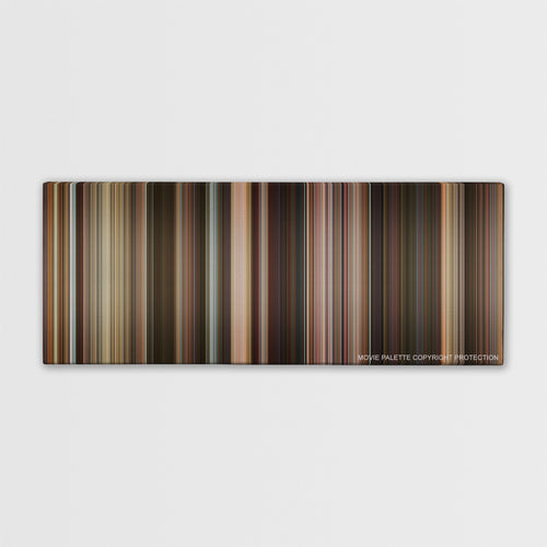Last Vegas color palette canvas print: thousands of thin vertical stripes of color