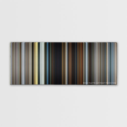 The Dark Tower color palette canvas print: thousands of thin vertical stripes of color