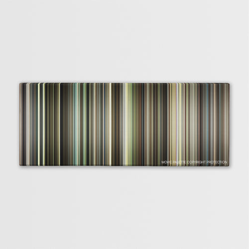 Beginners color palette canvas print: thousands of thin vertical stripes of color