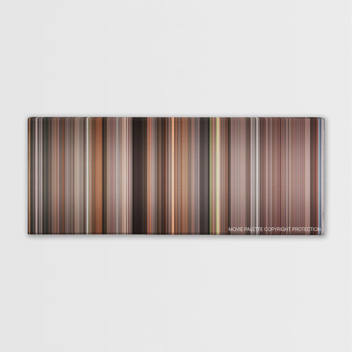 Shakespeare in Love color palette canvas print: thousands of thin vertical stripes of color