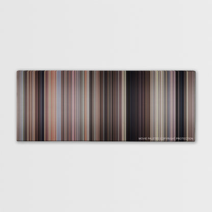 Boyz n the Hood color palette canvas print: thousands of thin vertical stripes of color