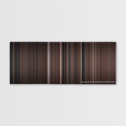 Clue color palette canvas print: thousands of thin vertical stripes of color