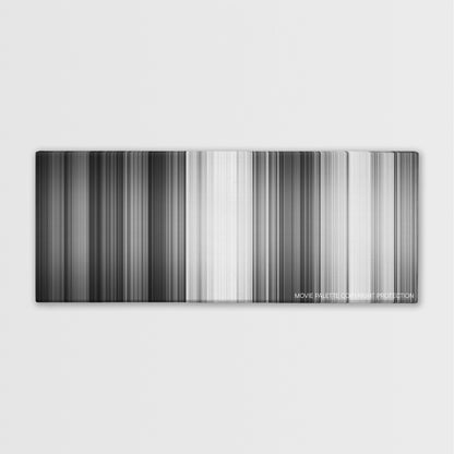 Some Like It Hot color palette canvas print: thousands of thin vertical stripes of color