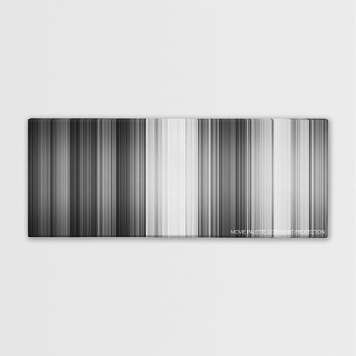 Some Like It Hot color palette canvas print: thousands of thin vertical stripes of color