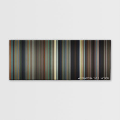 The Hundred-Foot Journey color palette canvas print: thousands of thin vertical stripes of color
