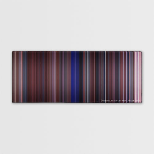 Vanilla Sky color palette canvas print: thousands of thin vertical stripes of color