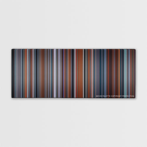 Passengers color palette canvas print: thousands of thin vertical stripes of color