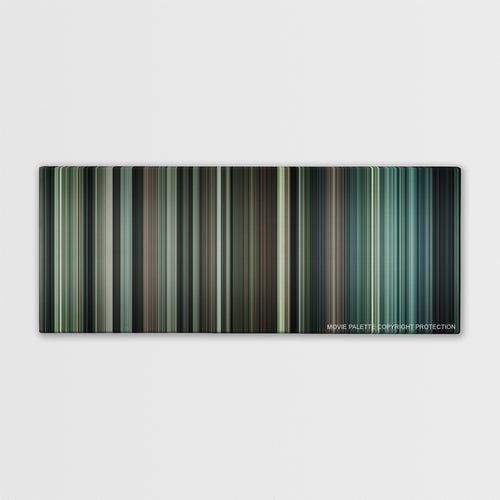 Million Dollar Baby color palette canvas print: thousands of thin vertical stripes of color