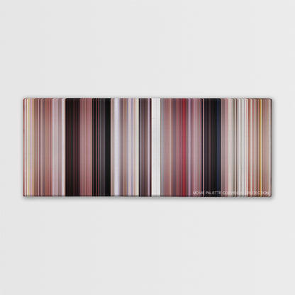 Grease color palette canvas print: thousands of thin vertical stripes of color