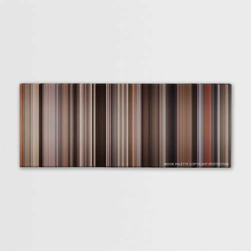 The Devil Wears Prada color palette canvas print: thousands of thin vertical stripes of color
