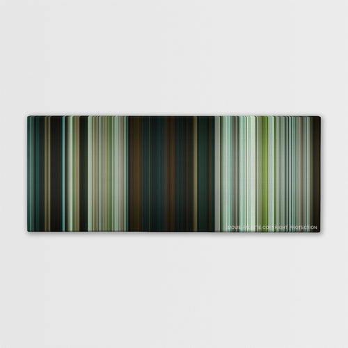 Pirates of the Caribbean: Dead Man's Chest color palette canvas print: thousands of thin vertical stripes of color