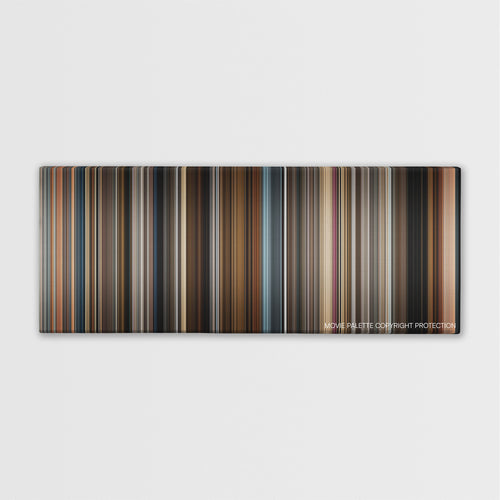 Prisoners color palette canvas print: thousands of thin vertical stripes of color