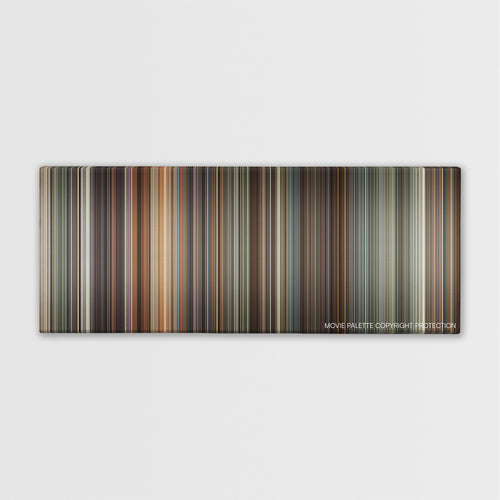 Argo color palette canvas print: thousands of thin vertical stripes of color
