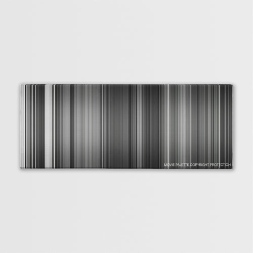 Dr. Strangelove color palette canvas print: thousands of thin vertical stripes of color