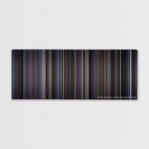 Donnie Darko color palette canvas print: thousands of thin vertical stripes of color