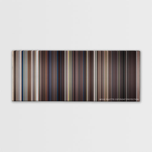 Ace Ventura: Pet Detective color palette canvas print: thousands of thin vertical stripes of color