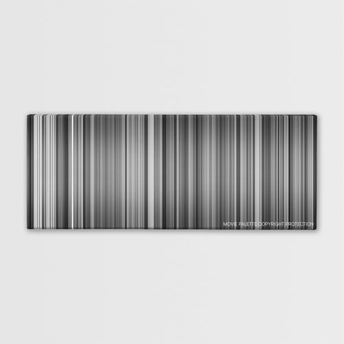 Citizen Kane color palette canvas print: thousands of thin vertical stripes of color