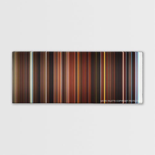 This Is the End color palette canvas print: thousands of thin vertical stripes of color