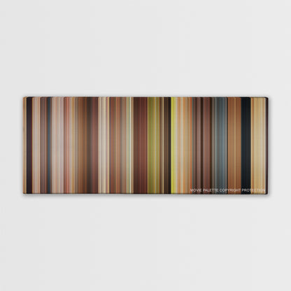 Just Go with It color palette canvas print: thousands of thin vertical stripes of color