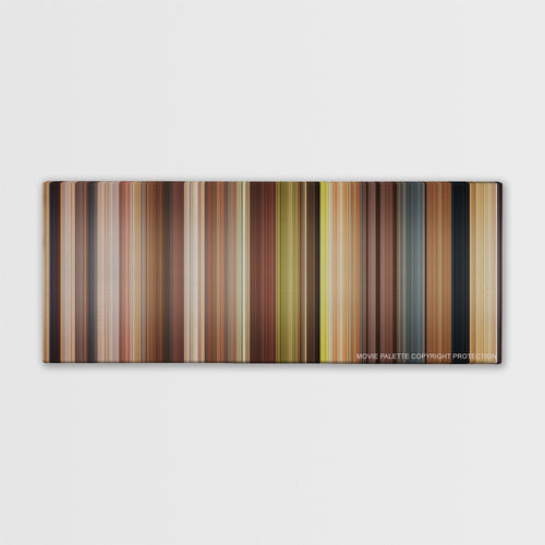 Just Go with It color palette canvas print: thousands of thin vertical stripes of color