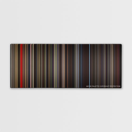 Cloud Atlas color palette canvas print: thousands of thin vertical stripes of color